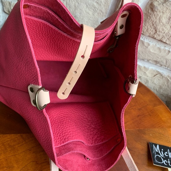 Go Forth Goods Large, Pink Avery Tote - Picture 7 of 11